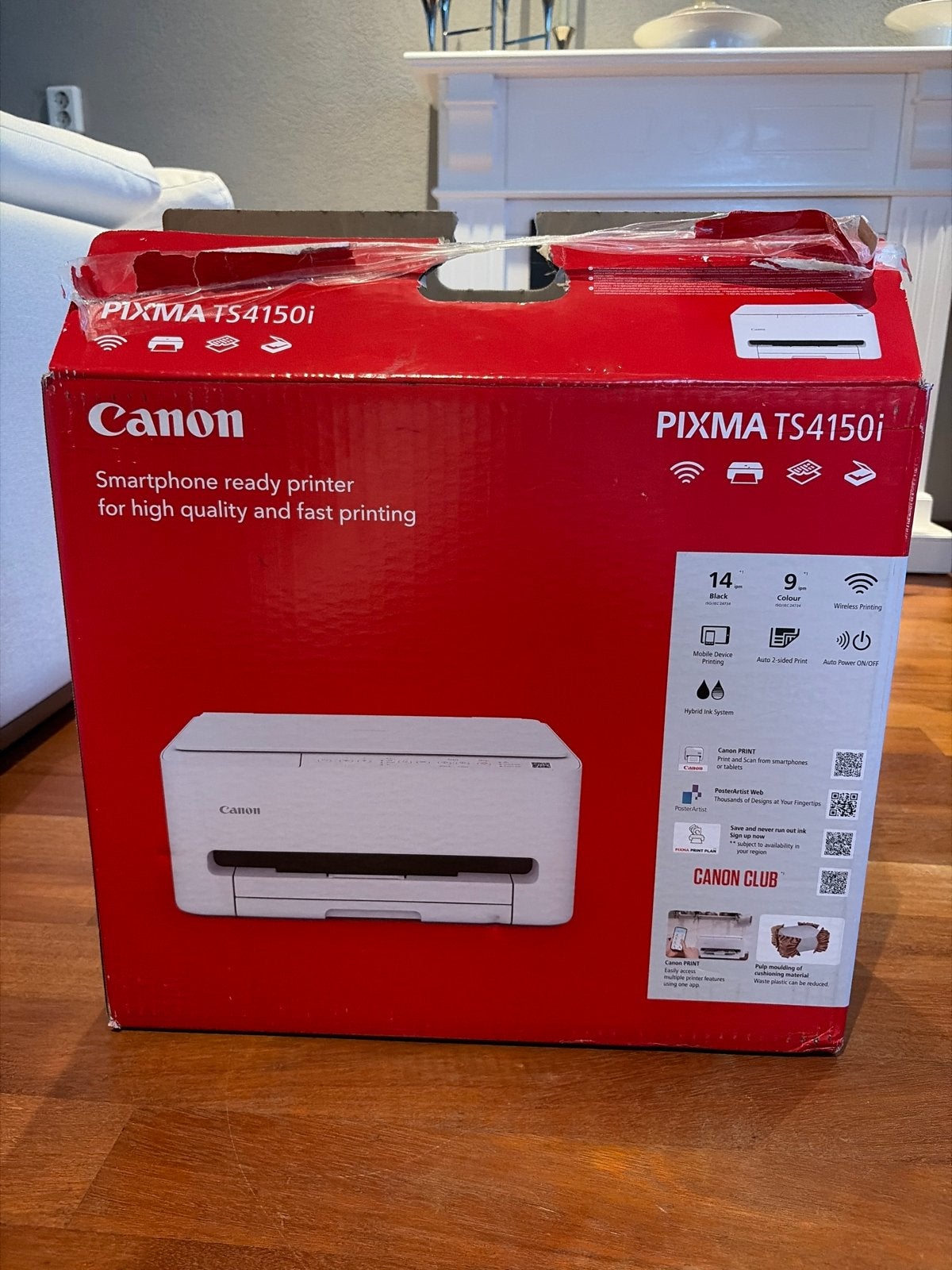 NIEUW Canon PIXMA TS4150i Inkjetprinter (excl inkt), Computers en Software, Printers, Inkjetprinter, All-in-one, Ophalen of Verzenden