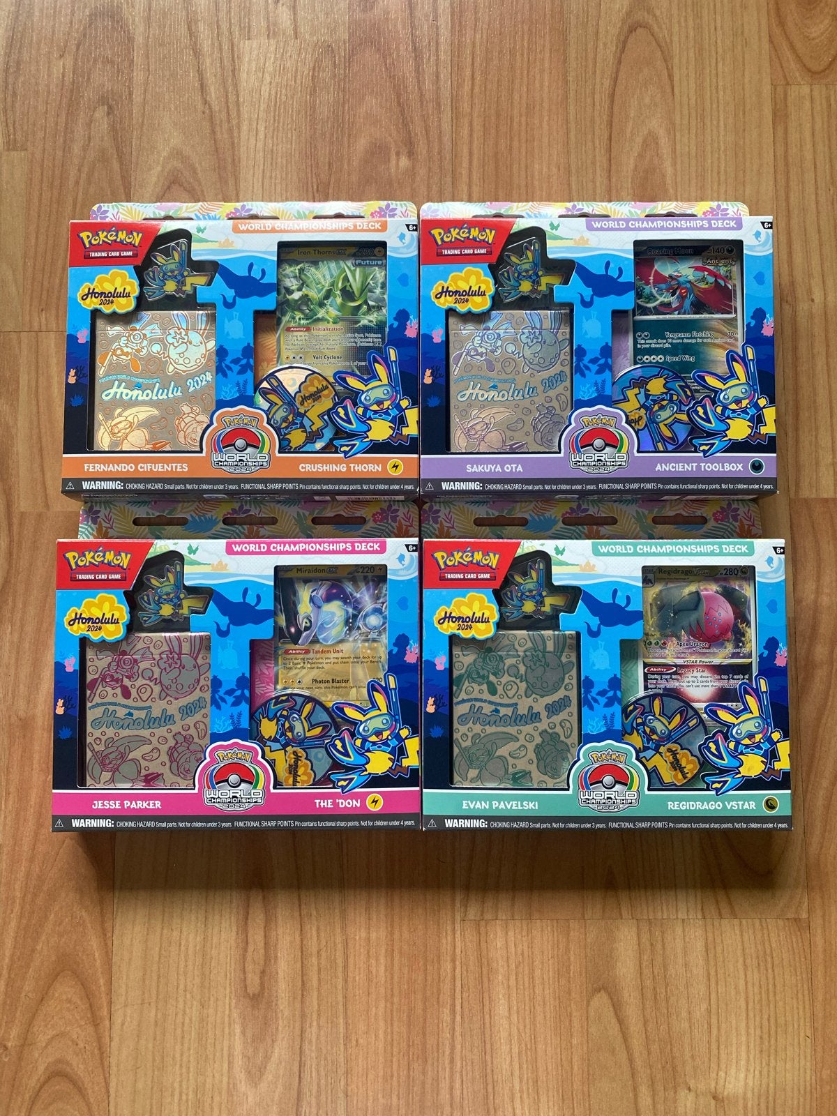Pokémon World Championships 2024 Decks - Set van 4, Ophalen of Verzenden, Nieuw, Speeldeck