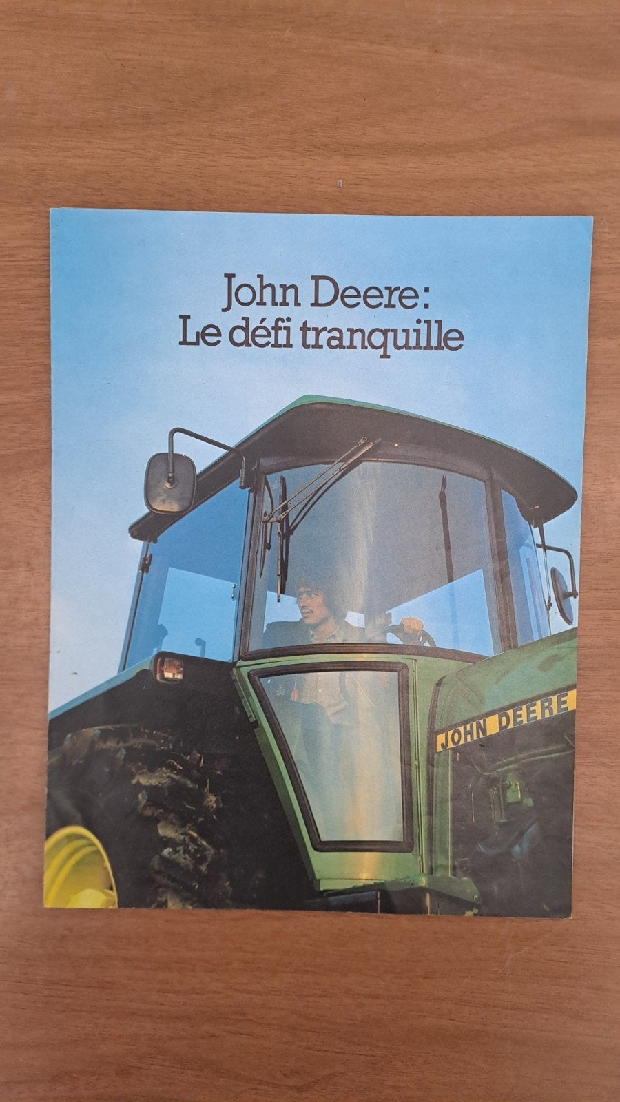 folder van JOHN DEERE de stille uitdaging, Boeken, Catalogussen en Folders, Ophalen of Verzenden, Zo goed als nieuw, Folder