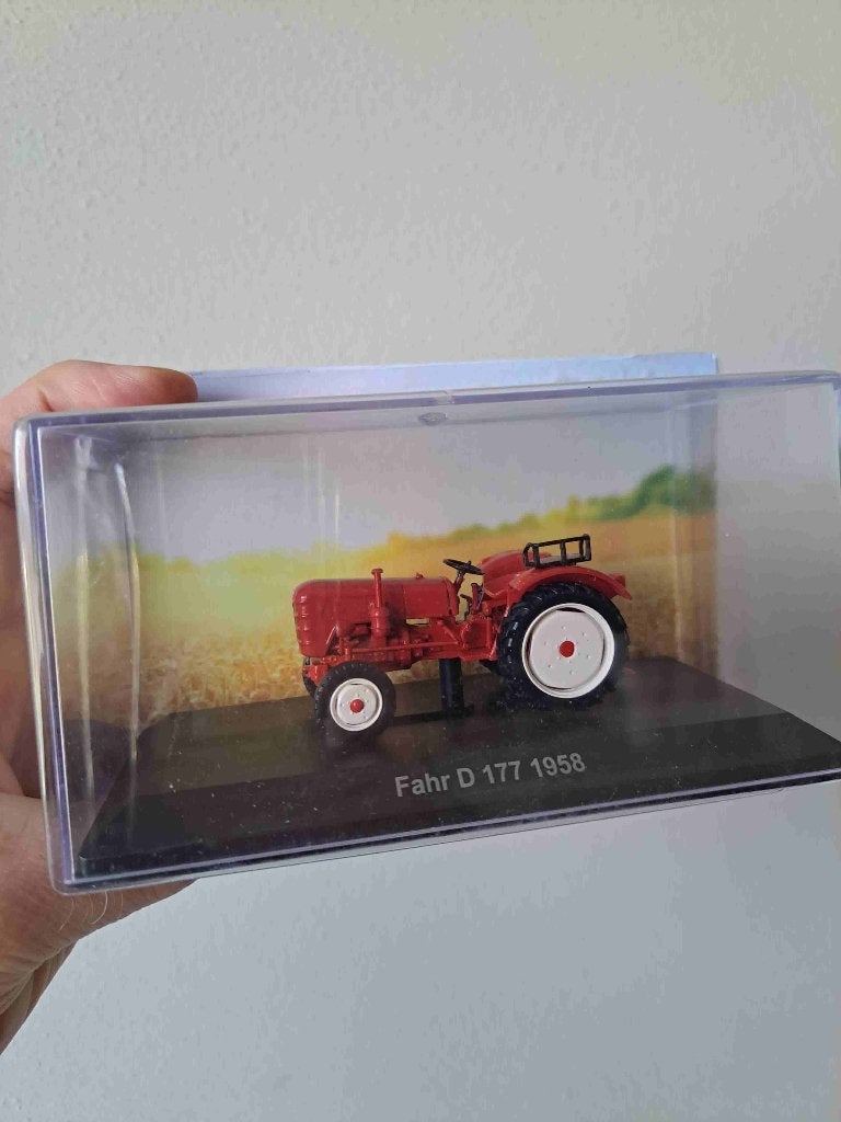 Fahr D 177 1958 tractor Hachette Collections SNC 1:43, Ophalen of Verzenden, Nieuw, Tractor of Landbouw, Overige merken