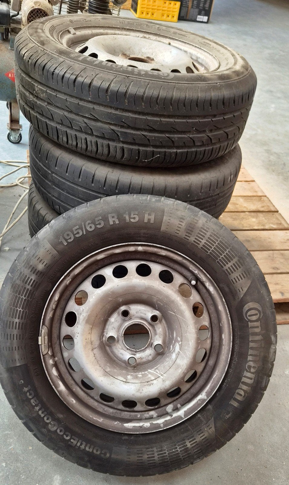 4x VW Caddy stalen velgen 15 inch, gratis af te halen, Auto-onderdelen, Ophalen, Gebruikt