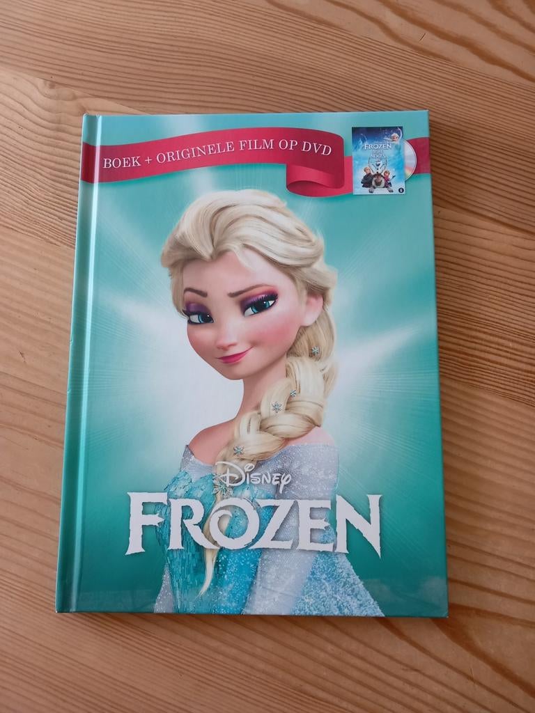 Disney - Frozen met originele film op dvd, Boeken, Ophalen, Zo goed als nieuw, Sprookjes, Disney