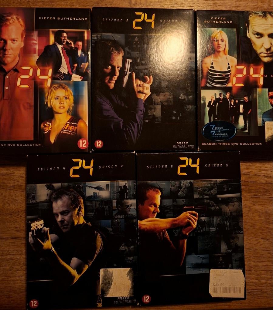 24- Seizoenen 1-5 DVD Boxset - 31 Discs, Vanaf 12 jaar, Ophalen of Verzenden, Boxset