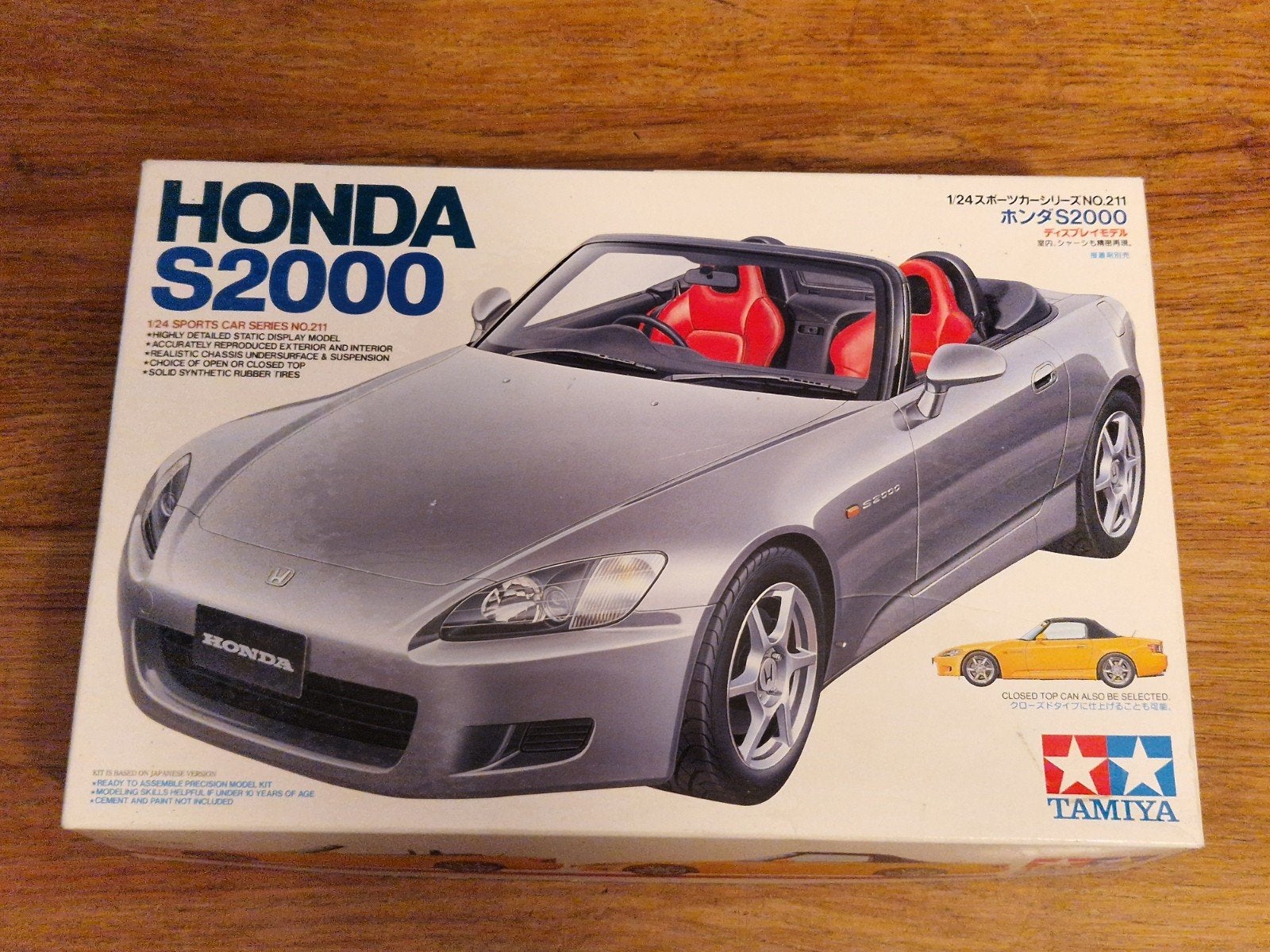 Tamiya Honda S2000 bouwpakket, Tamiya, Nieuw, Ophalen of Verzenden, Tamiya