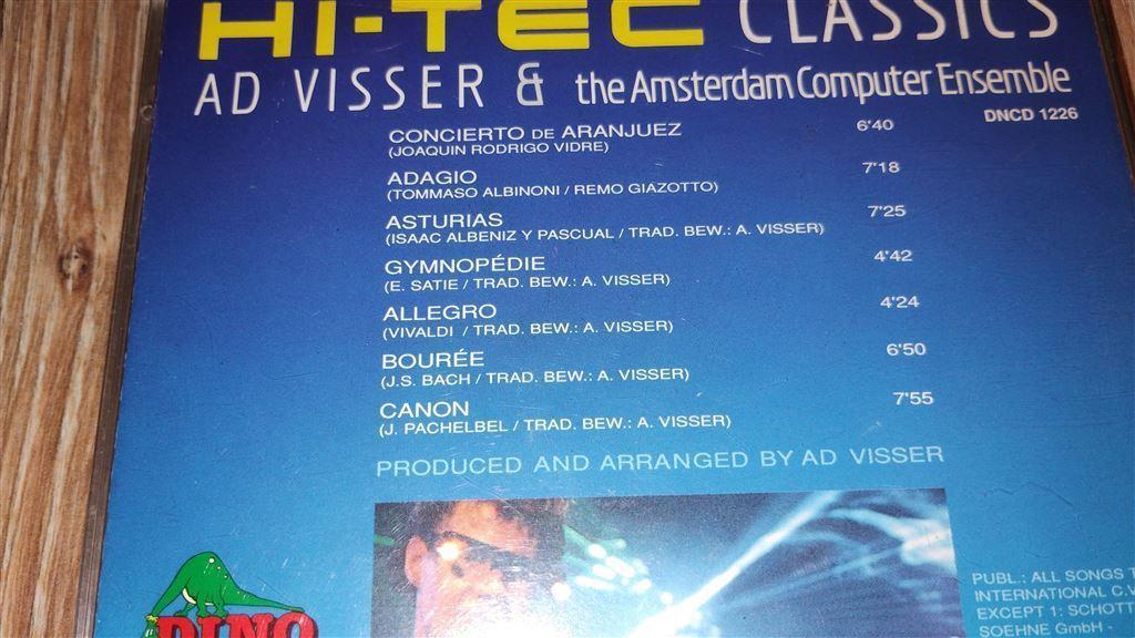Ad Visser - Hi-Tec Classics [Gesigneerd door Ad Visser], Ophalen of Verzenden, Classicisme, Zo goed als nieuw, Kamermuziek