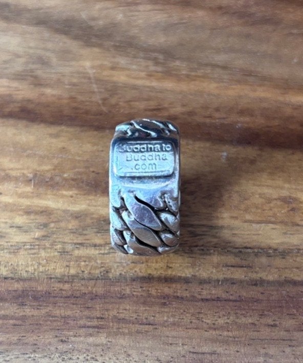 Buddha to Buddha ring, zilver, maat 20, Gebruikt, 19 tot 20, Ophalen of Verzenden, Dame of Heer