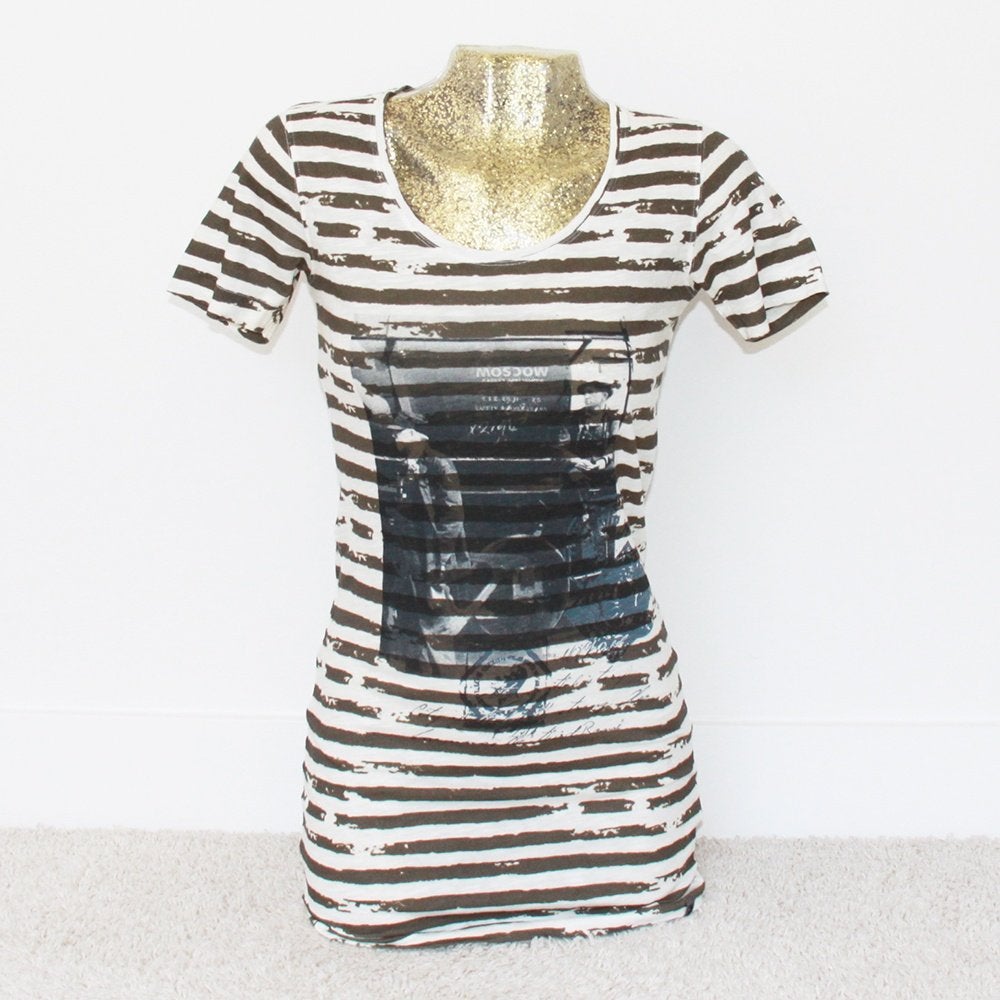 Super Leuk Moscow Shirtje 100% Katoen (S) - 461 € 25,-, Overige kleuren, Ophalen of Verzenden, Korte mouw, Maat 36 (S)