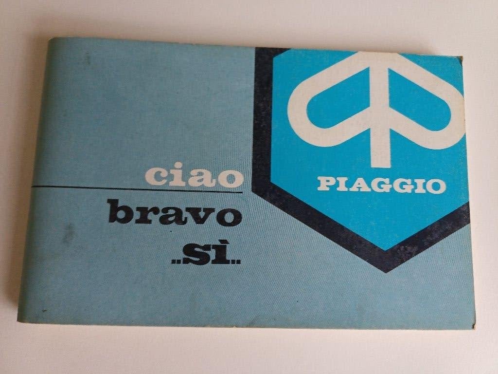Originele vintage handleiding voor Piaggio Ciao, Bravo en Si, Ophalen of Verzenden, Gebruikt