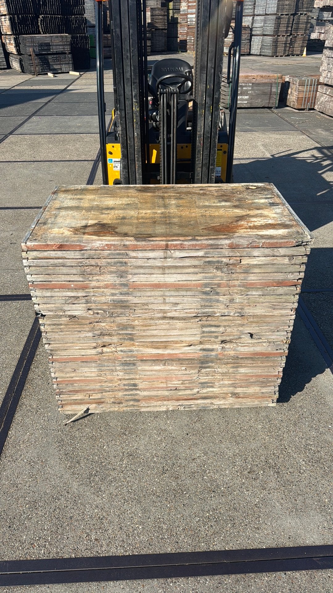 Partij steenschotten 28 stuks € 200!, Ophalen, Gebruikt, Hout