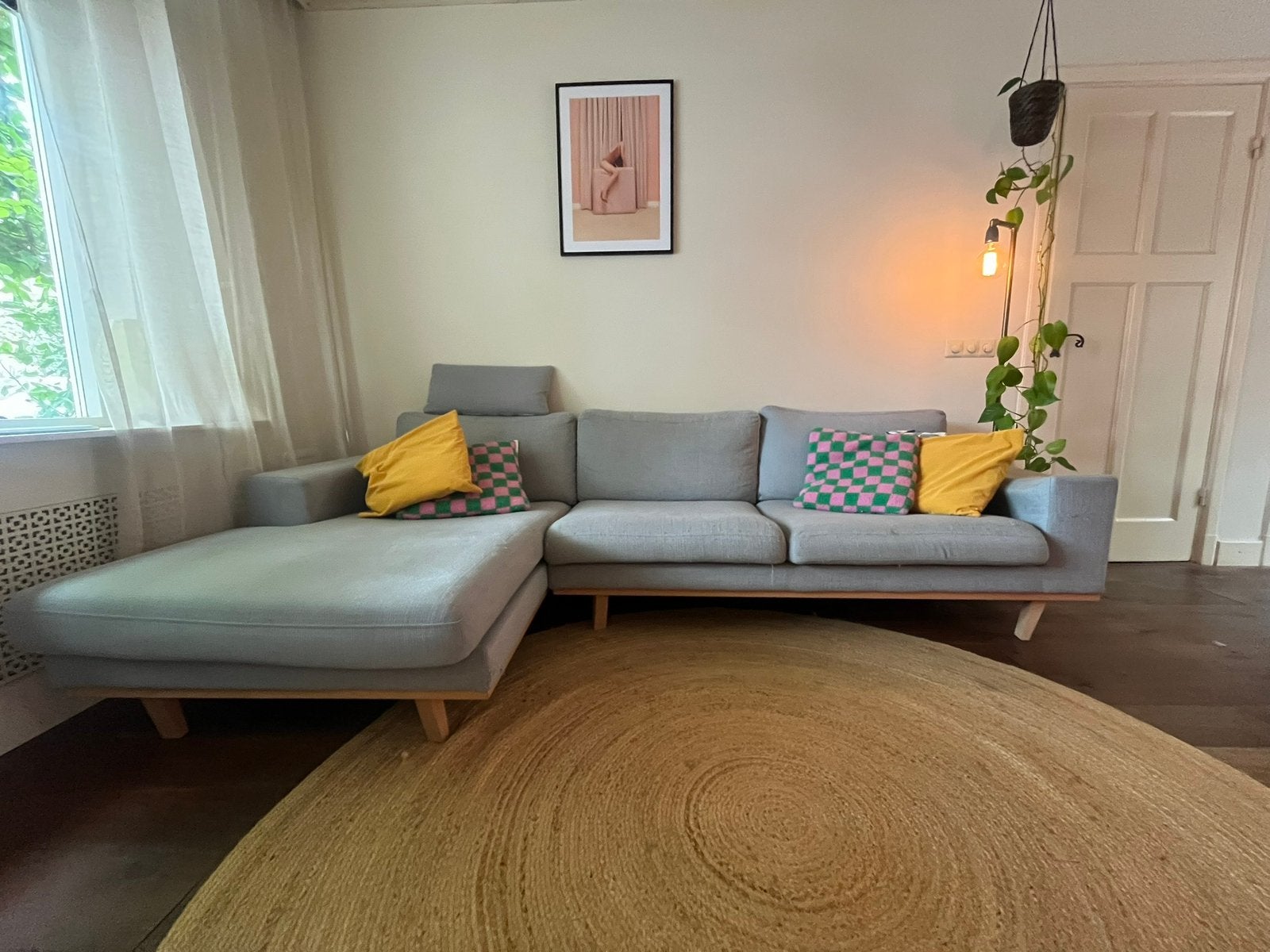GRATIS bank, Huis en Inrichting, Ophalen, Gebruikt, Stof