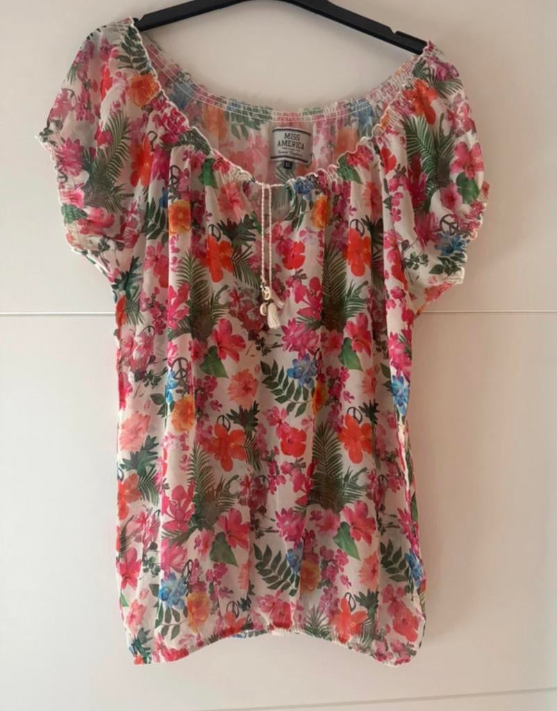 Luxe shirt Miss America, Kleding | Dames, Overige kleuren, Maat 46/48 (XL) of groter, Ophalen of Verzenden, Zo goed als nieuw