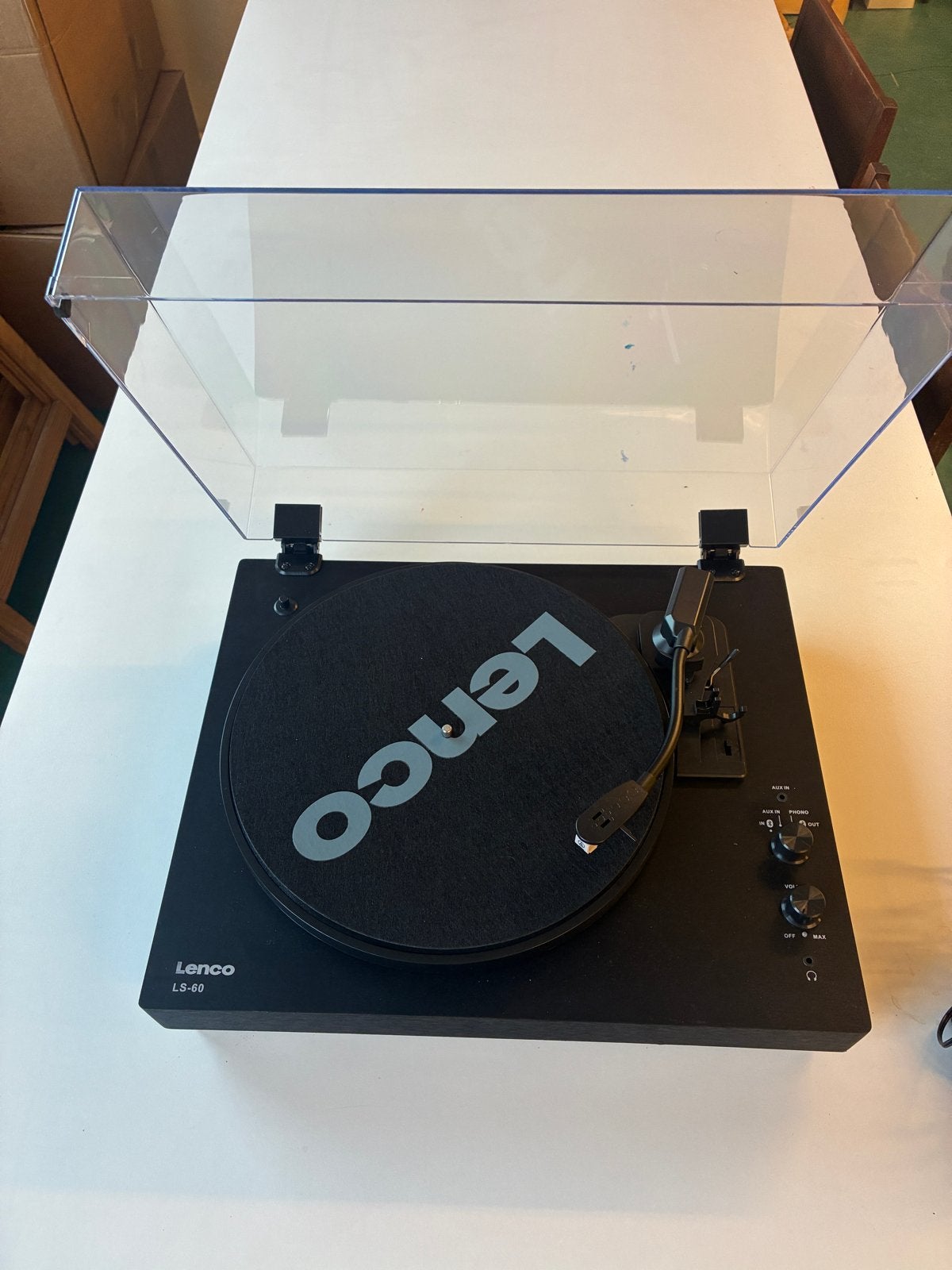 Lenco LS-60 Platenspeler - nieuw, Audio, Tv en Foto, Ophalen of Verzenden, Zo goed als nieuw, Platenspeler, Overige merken