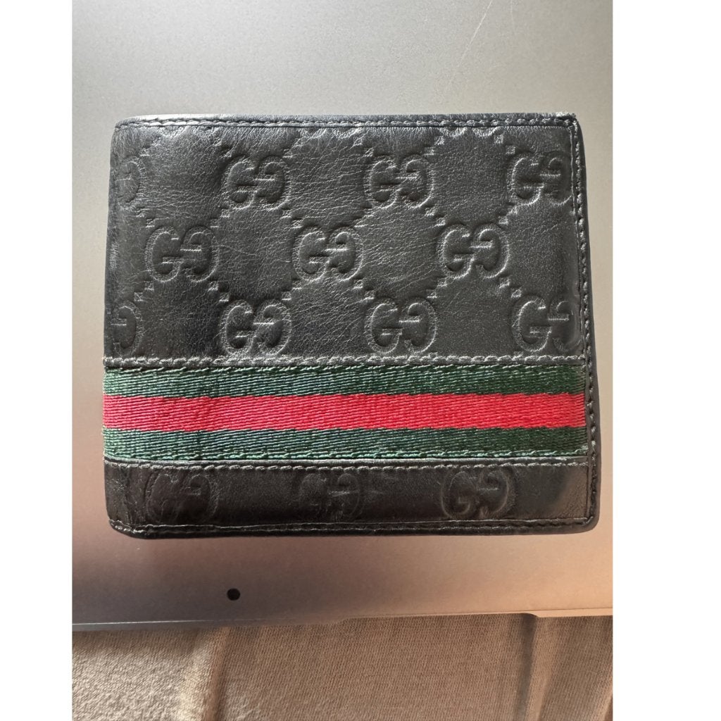 Gucci Heren Portemonnee - Origineel - Weinig Gebruikt, Overige merken, Zwart, Ophalen of Verzenden, Zo goed als nieuw