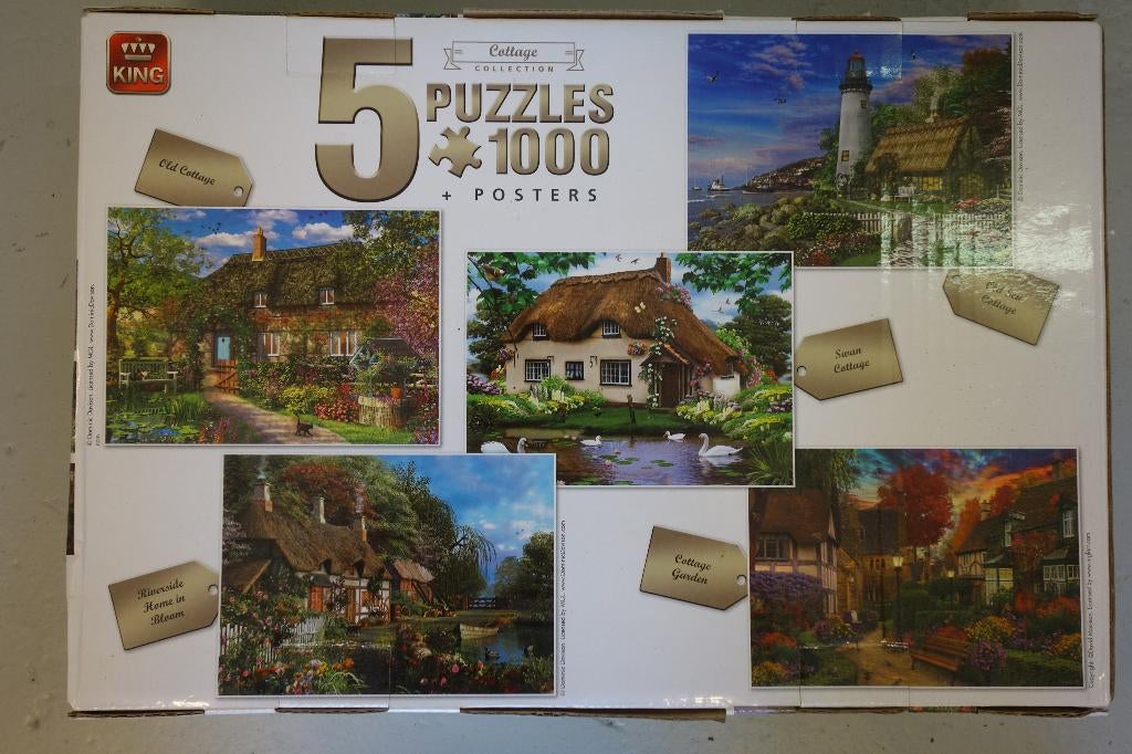 puzzels, Ophalen, 500 t/m 1500 stukjes, Zo goed als nieuw, Legpuzzel
