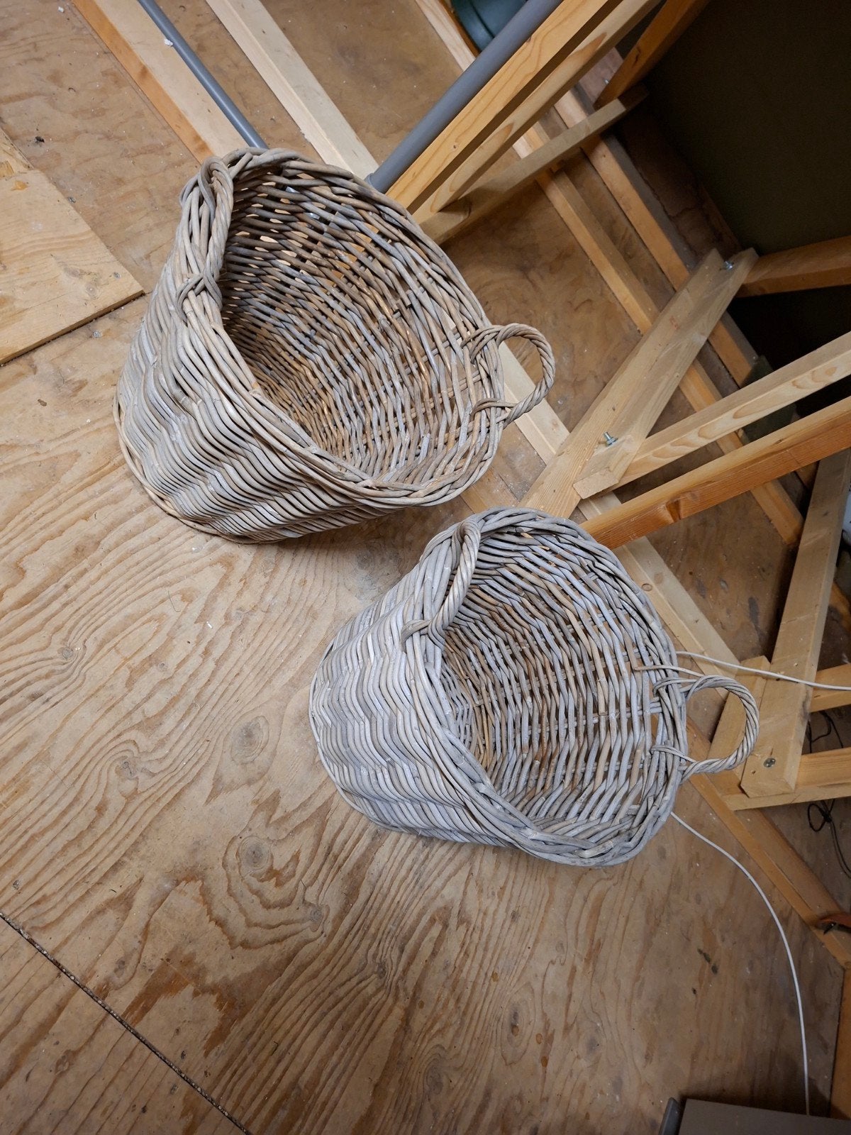 Set van 2 manden, Huis en Inrichting, Ophalen, Gebruikt, Mand, Rond