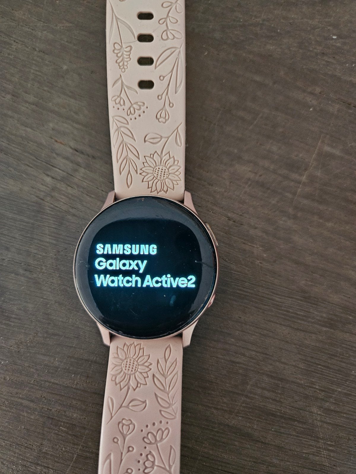 Samsung galaxy Active watch 2, rosé, Ophalen, Gebruikt, Zwart, Samsung galaxy watch