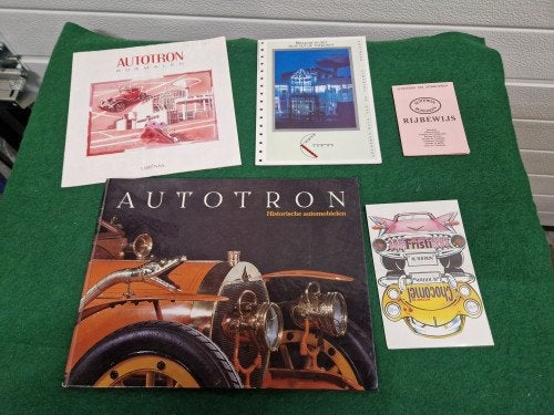 boek autotron 1991 met toegangskaarten enz, Ophalen of Verzenden