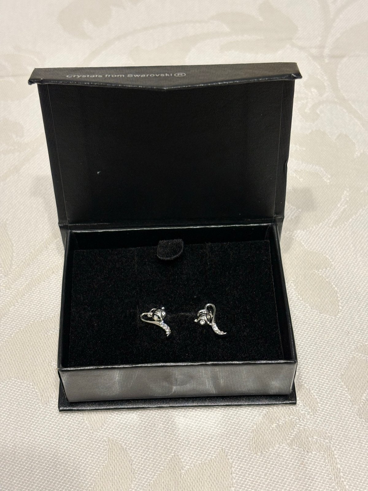 YOLORA Oorbellen met Swarovski Kristallen, Met kristal, Overige materialen, Nieuw, Ophalen of Verzenden