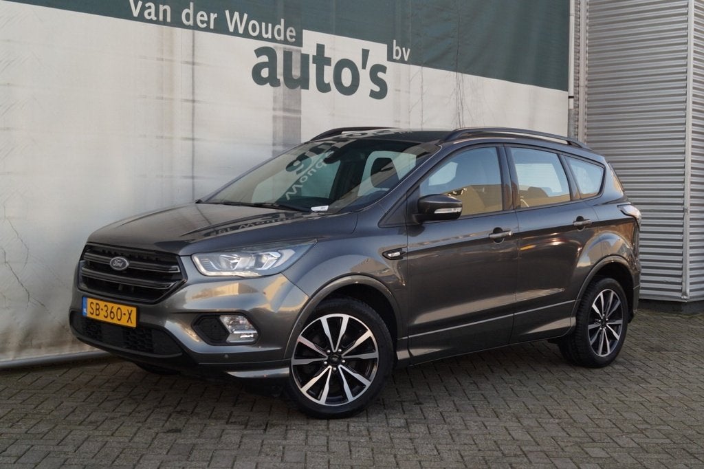 Ford Kuga 1.5 EcoBoost 120pk ST Line -NAVI-ECC-PDC-, Auto's, Automatische klimaatregeling, Euro 6, 4 cilinders, Origineel Nederlands