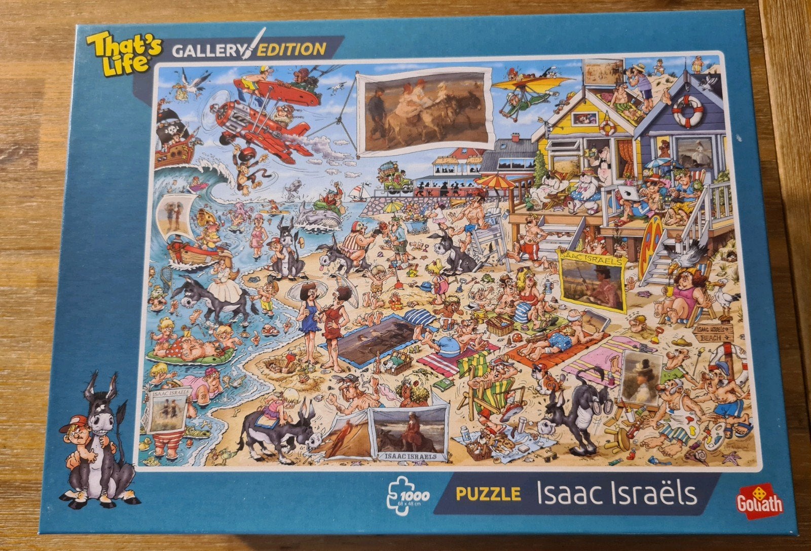 That's Life gallery puzzel 1000 stukjes, Hobby en Vrije tijd, Denksport en Puzzels, Ophalen, 500 t/m 1500 stukjes, Zo goed als nieuw