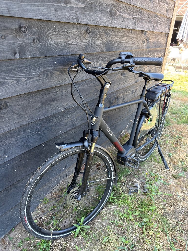 Stella Vicenza E-bike herenmodel 28inch mat zwart 923KM, Fietsen en Brommers, Elektrische fietsen, Zo goed als nieuw, 50 km per accu of meer
