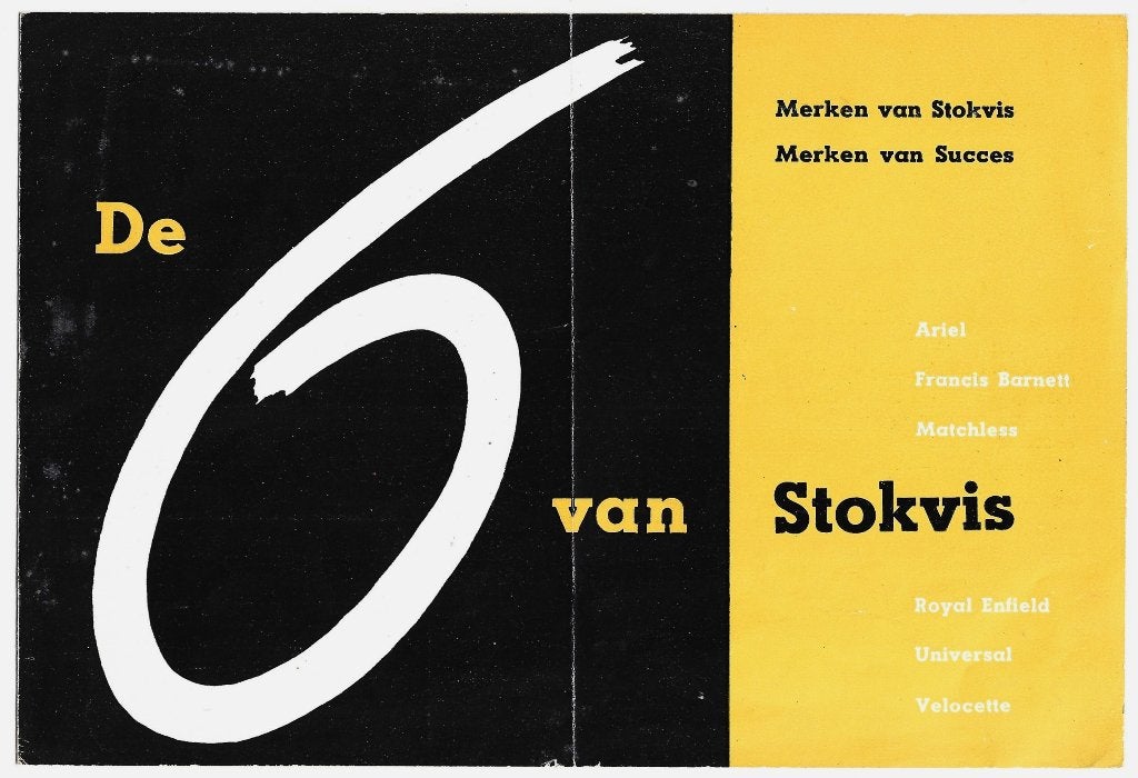 Folder de zes motor merken van Stokvis (7430z), Motoren, Ophalen of Verzenden, Overige merken