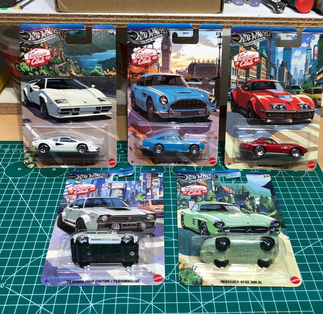 5 vintage club set van 5 Hot Wheels Hotwheels VAVB nieuw, Ophalen of Verzenden, Nieuw, Auto