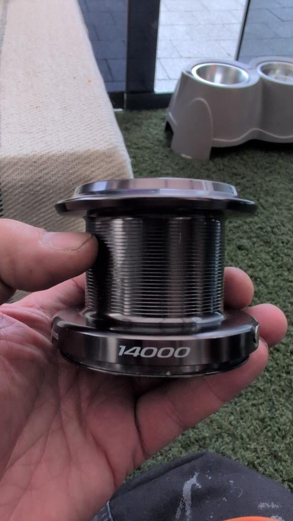 Shimano Ci4 XTB 14000 Reserve Spoelen, Watersport en Boten, Ophalen of Verzenden, Zo goed als nieuw, Molen