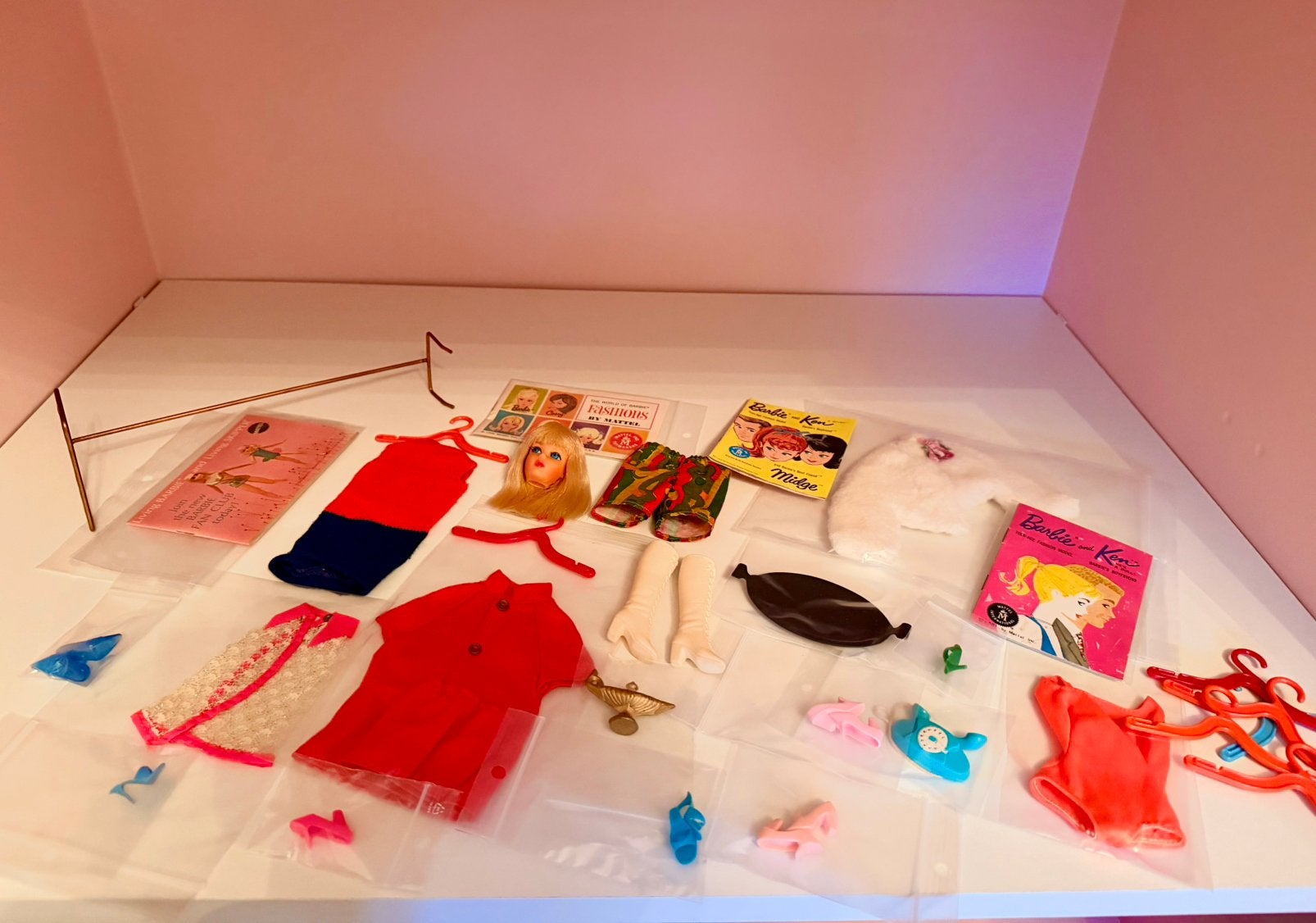 Barbie lot accessoires Vintage, Verzenden, Zo goed als nieuw, Fashion Doll
