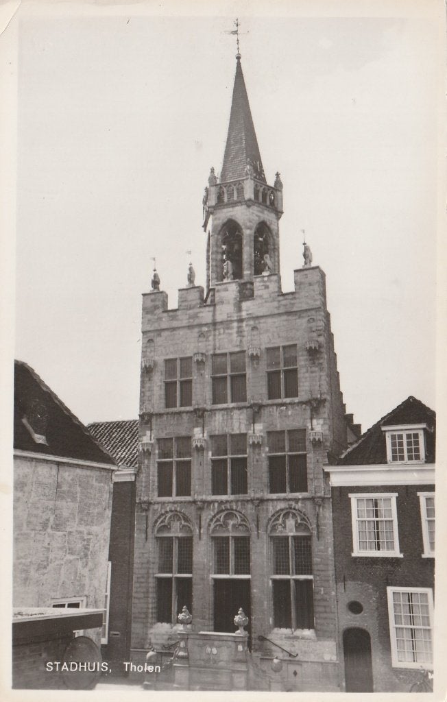THOLEN Stadhuis, Verzenden, 1960 tot 1980, Ongelopen, Zeeland