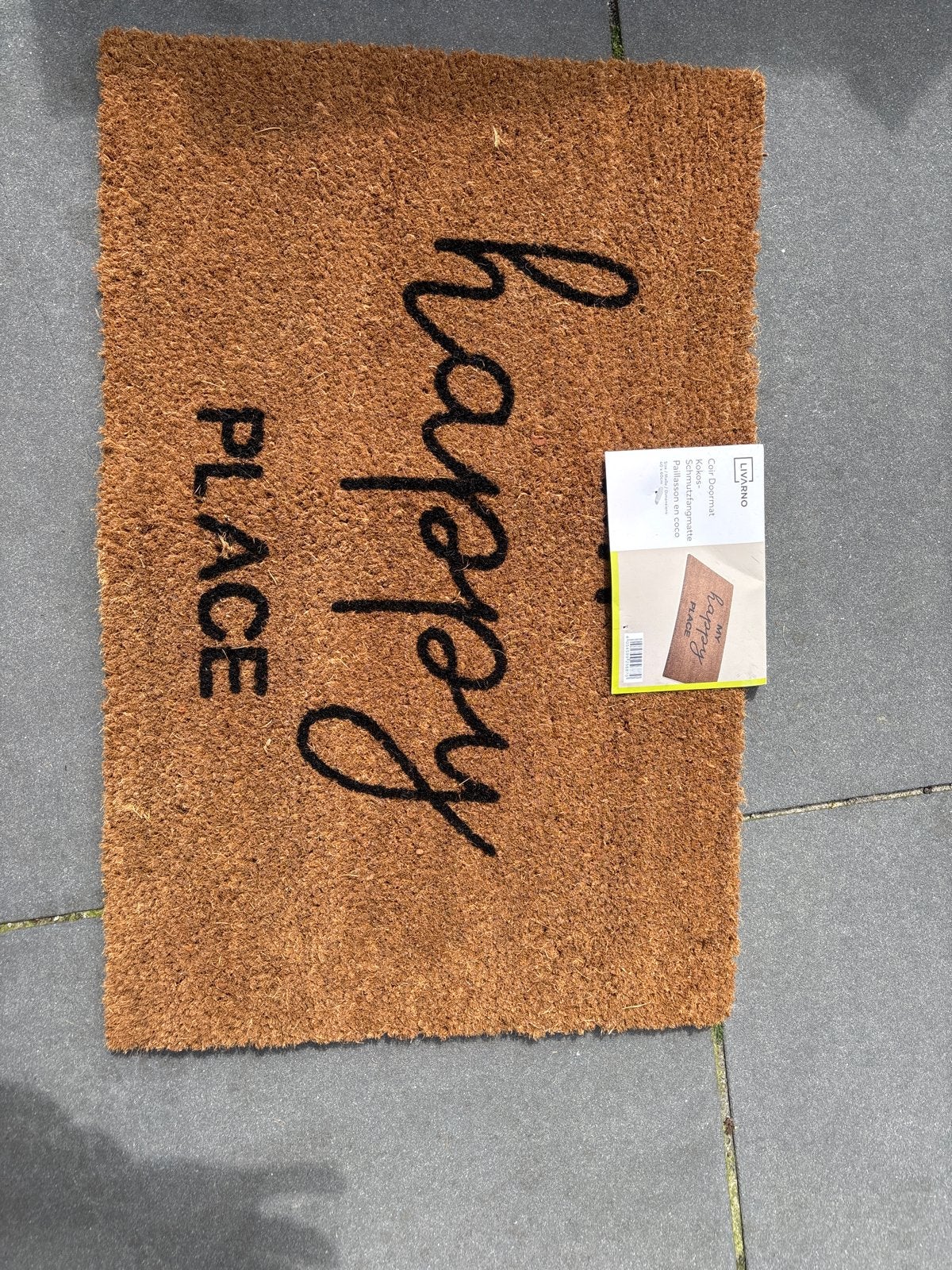 Nieuwe deurmat 'My Happy Home' - Kokosmat, Binnen, Ophalen of Verzenden, Kokos, Nieuw