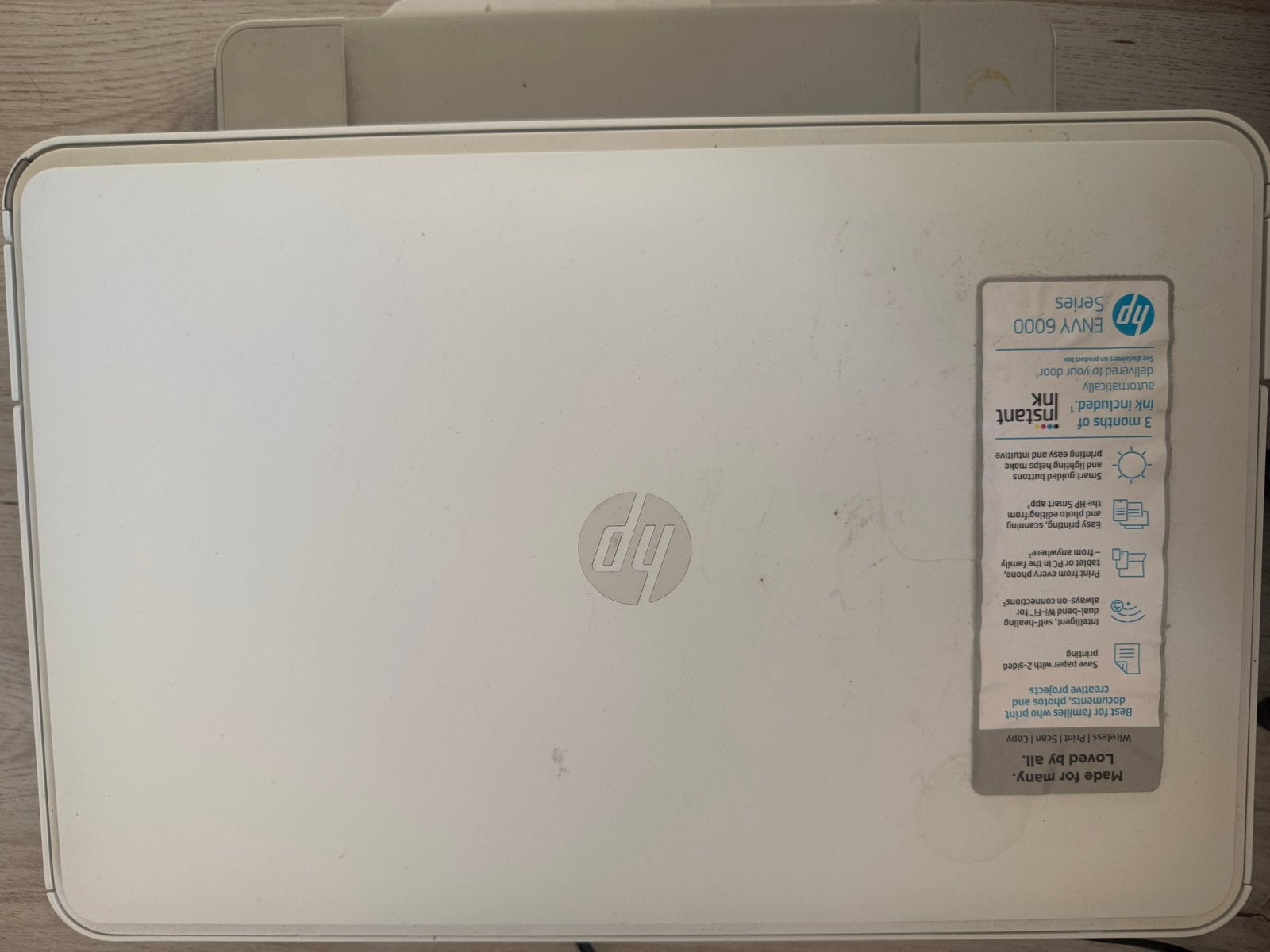 HP Envy 6000 Series All-in-One Printer, Computers en Software, Gebruikt, Inkjetprinter, All-in-one, Kleur printen