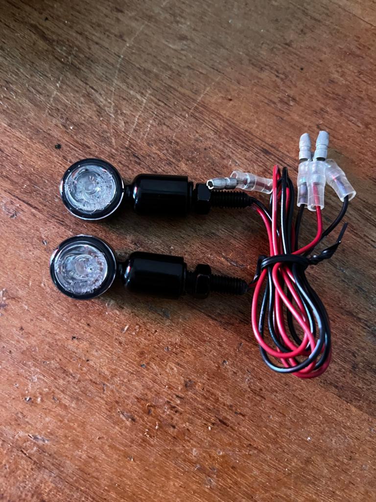 Mini LED Knipperlichten voor Motorfiets - Set van 2, Motoren, Ophalen of Verzenden, Nieuw