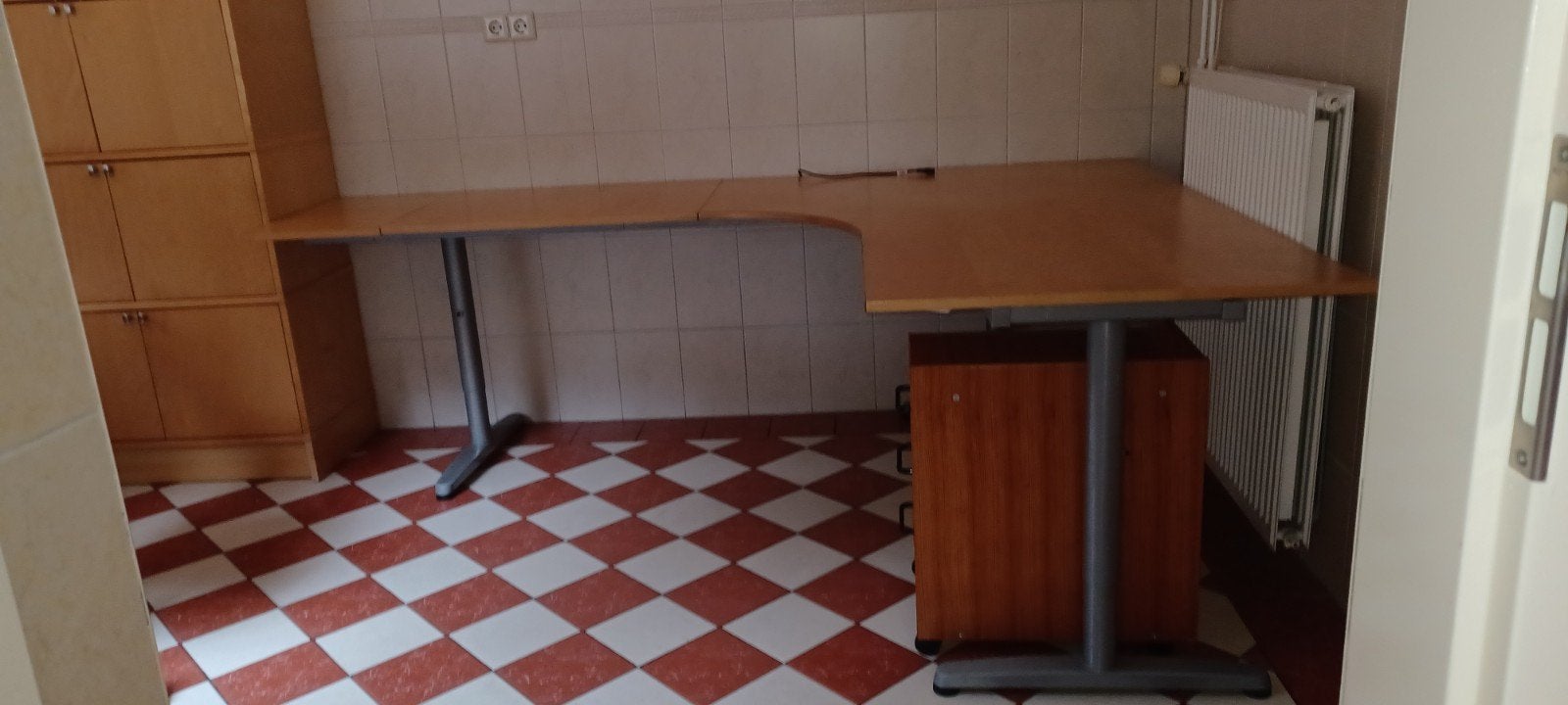 Bureau met hoek  complete set., Huis en Inrichting, Bureaus, Ophalen, Demontabel, Gebruikt, Scandinavisch