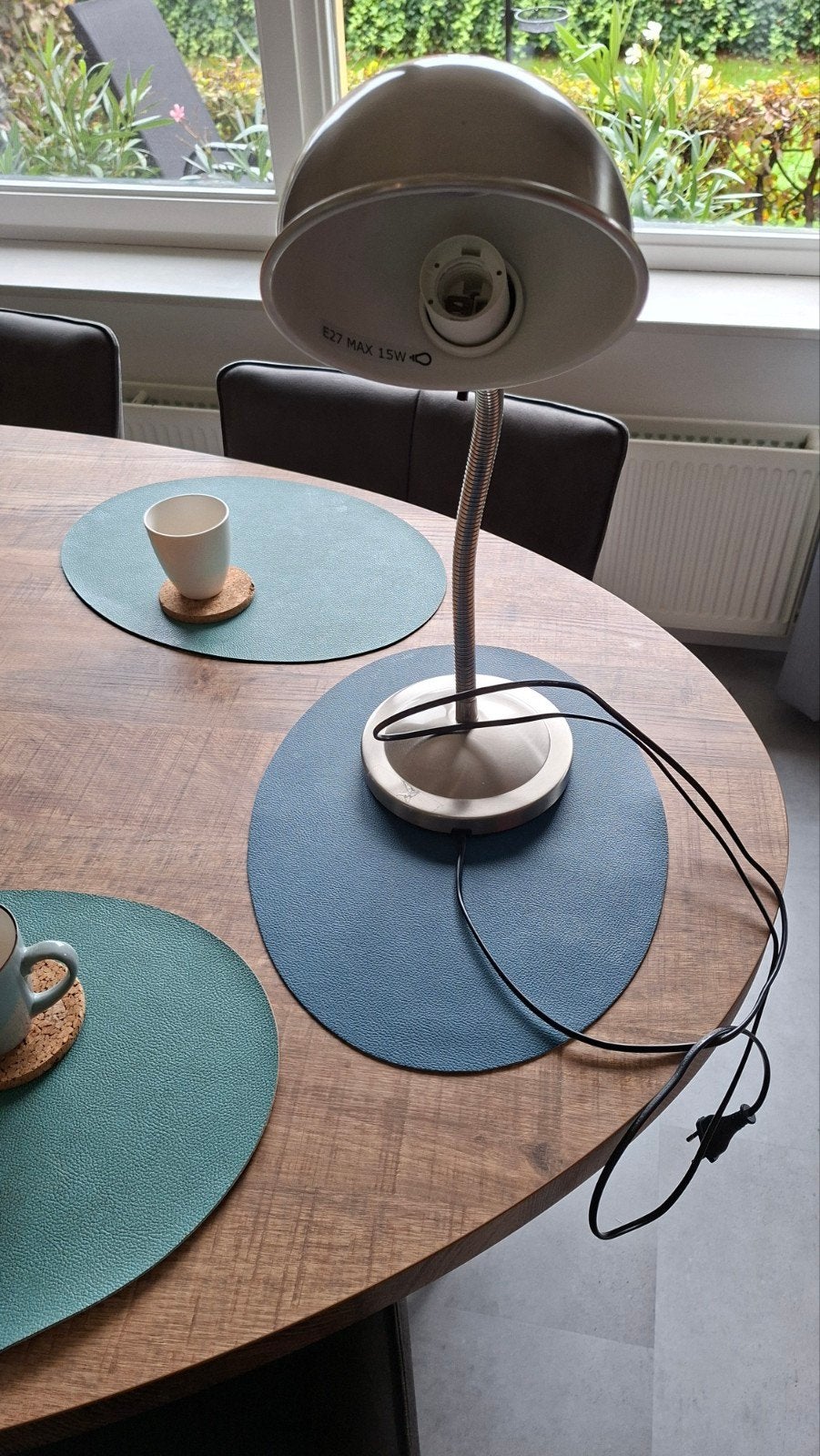 Flexibele bureaulamp met E27 fitting, Ophalen, Bureaulamp, Gebruikt, E27 (groot)
