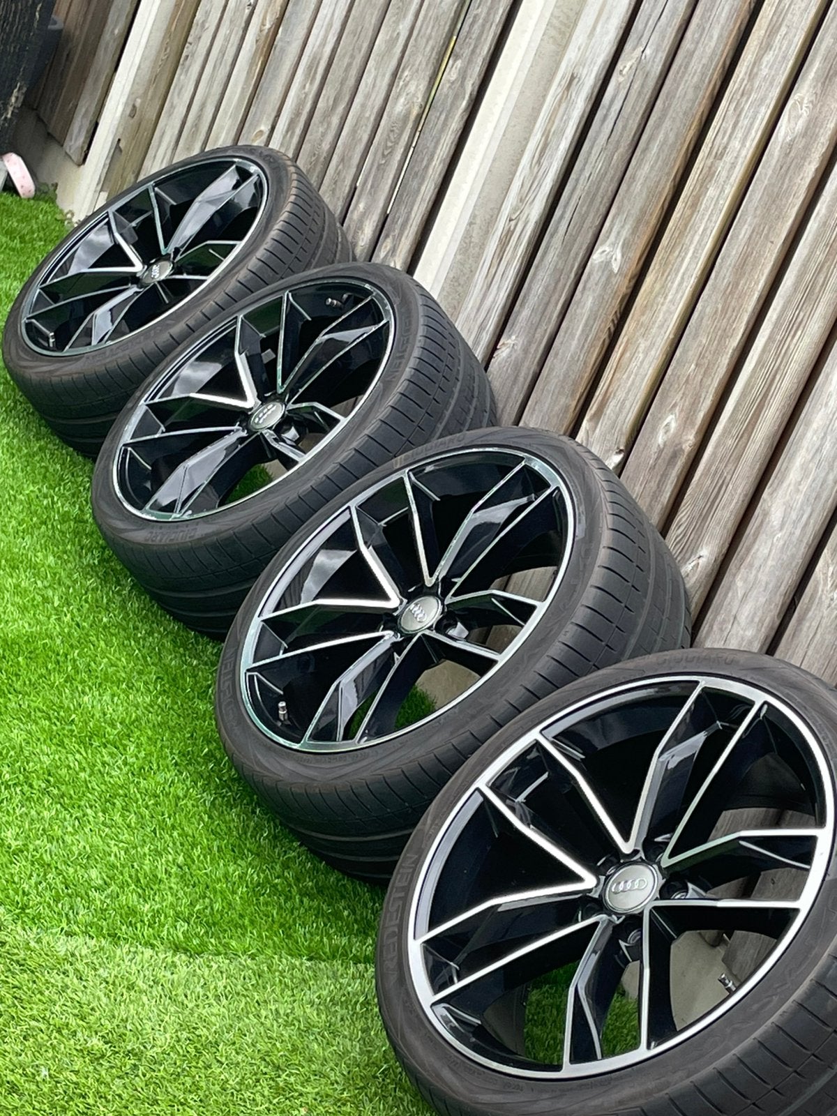 20 Inch 5x112 VELGEN+ZOMERBANDEN oa:Audi+Mercedes+Vw+Skoda+M, Auto-onderdelen, Banden en Velgen, Ophalen, Gebruikt, 255 mm, Banden en Velgen