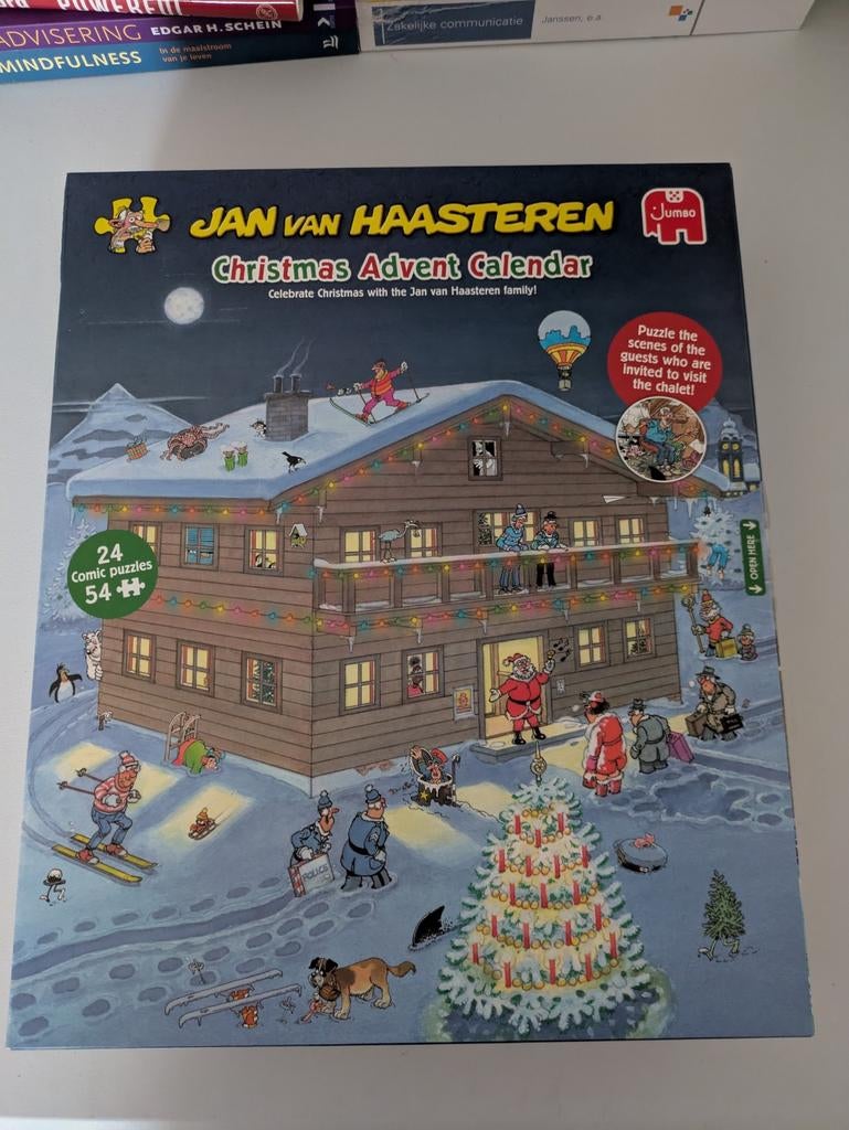 Jan van Haasteren advent kalender puzzel, Hobby en Vrije tijd, Denksport en Puzzels, Ophalen of Verzenden, 500 t/m 1500 stukjes