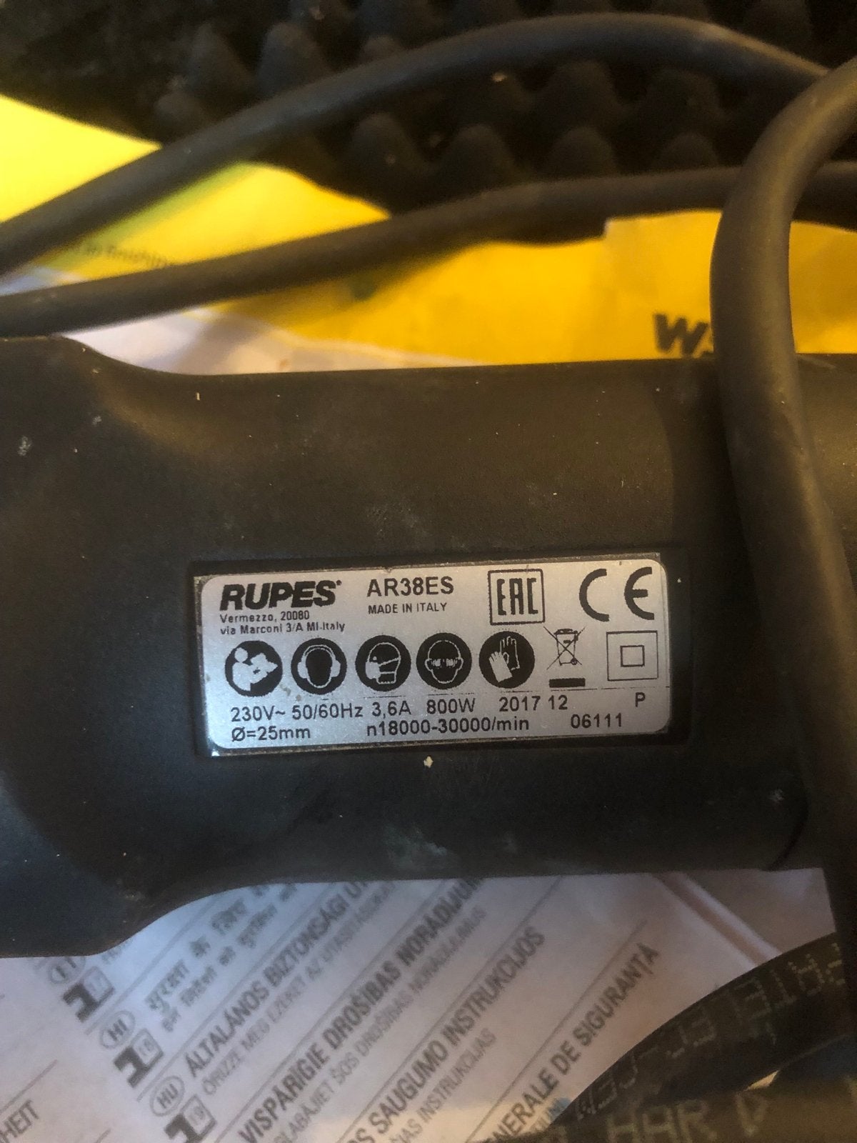 Rupes Houtrotfrees AR38ES - Professionele Houtbewerking, Ophalen of Verzenden, Gebruikt, Elektrisch, Overige soorten