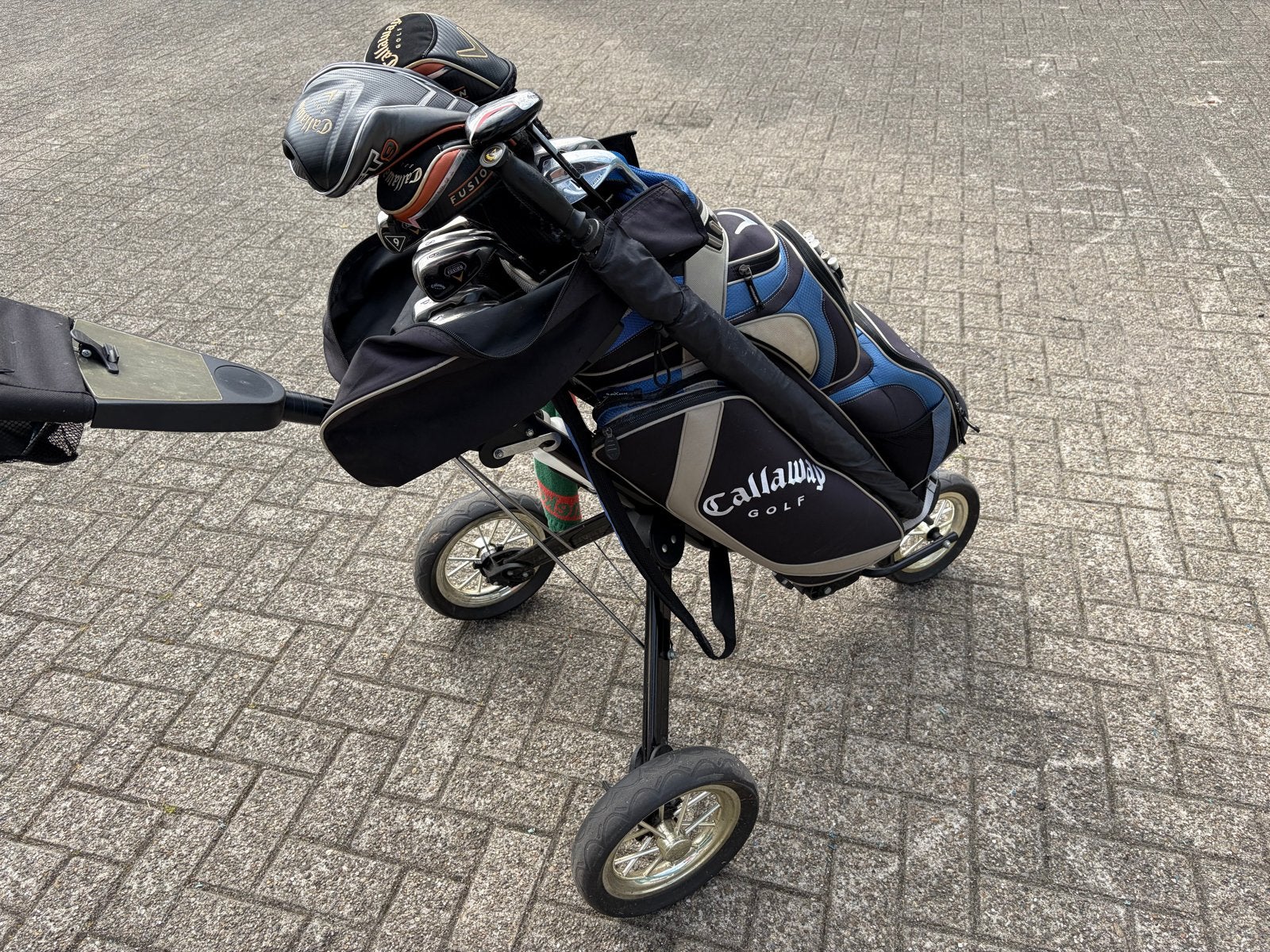 Callaway Golfset met Golftas en Trolley, Ophalen, Zo goed als nieuw, Set, Callaway