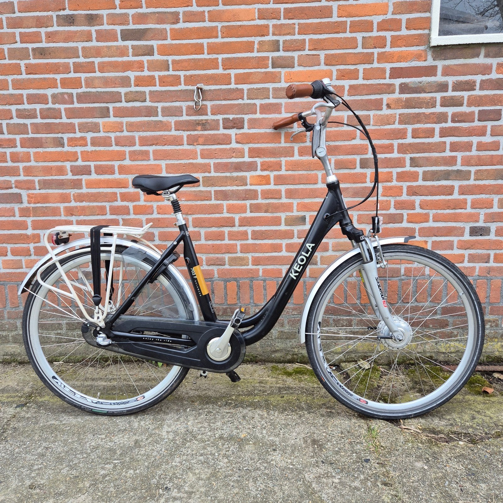 keola stadfiets (gerepareerd), Gebruikt, Versnellingen, 50 tot 53 cm, Trommelrem