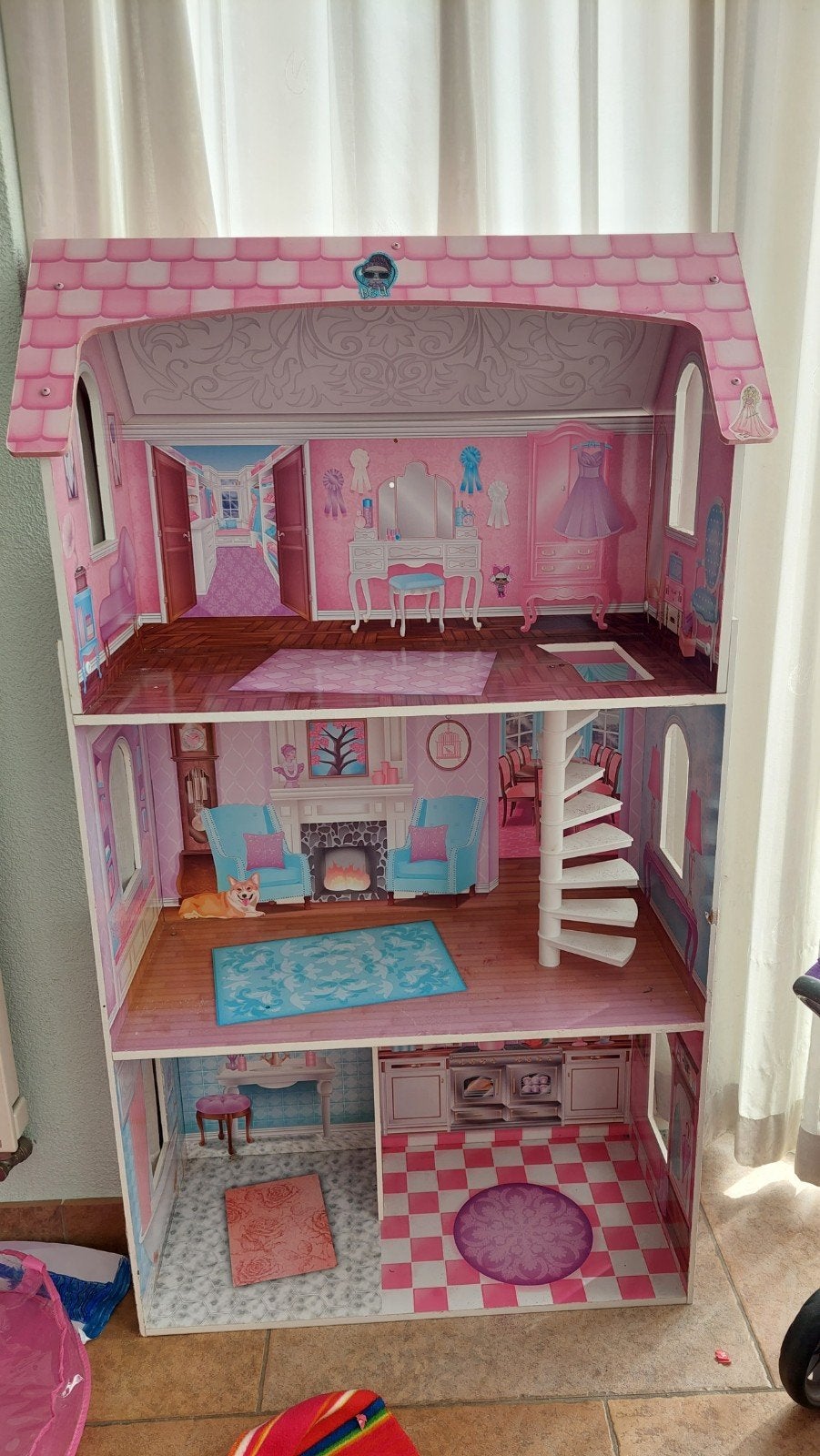 barbiehuis groot, Kinderen en Baby's, Ophalen, Poppenhuis
