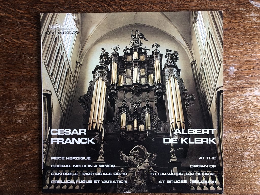Albert de Klerk speelt Cesar Franck in St Salvator Brugge, LP, Gebruikt, Overige componisten, Ophalen of Verzenden