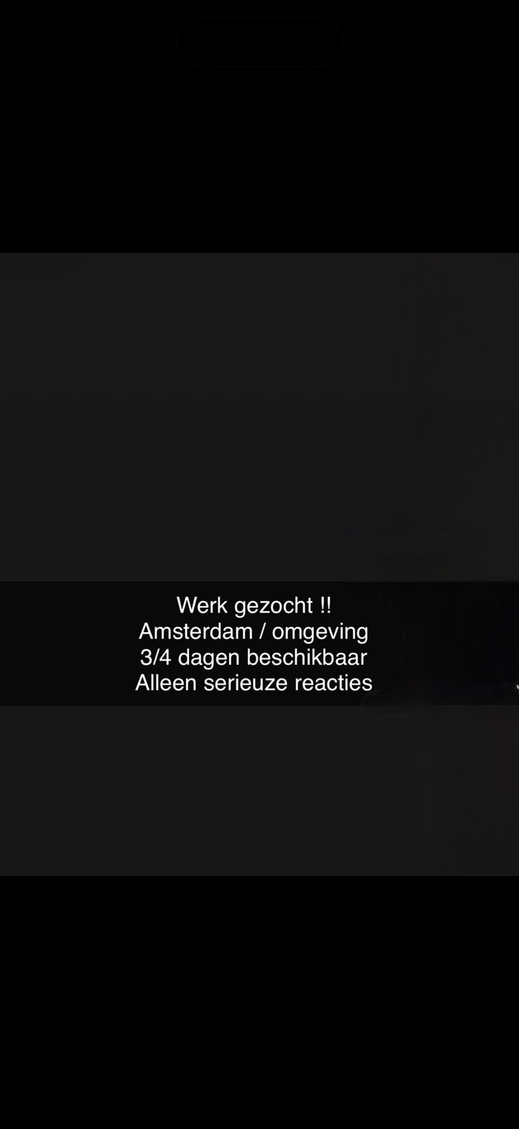 Werk gezocht !