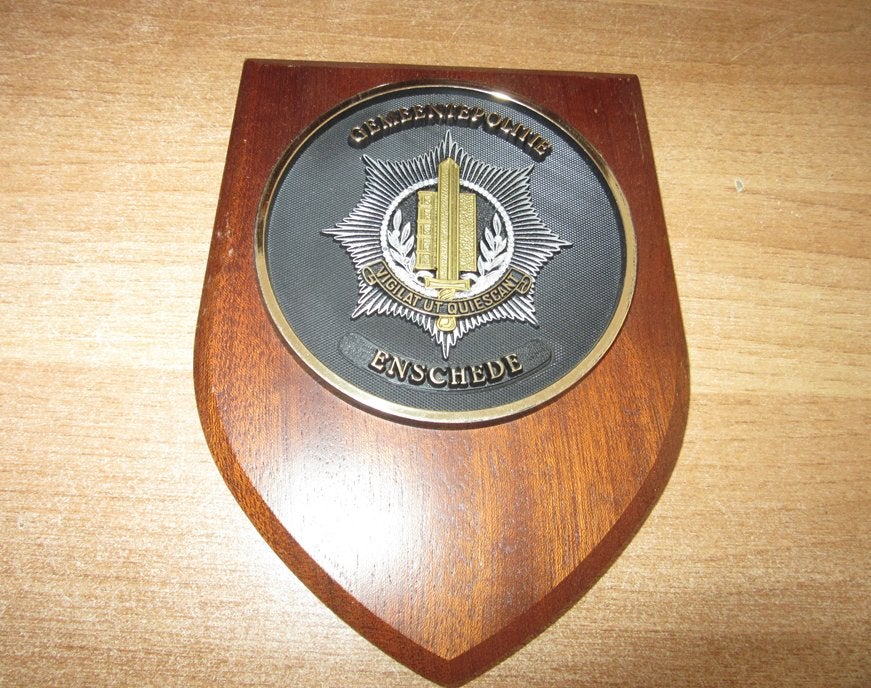 Wapenschild Gemeentepolitie Enschede, Verzenden, Overige soorten, Nederland, Overige typen