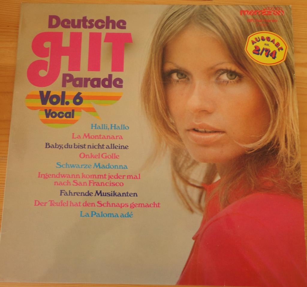 Deutsche Hitparade -Vol: 6 (LP, Ophalen of Verzenden, Gebruikt, 12 inch