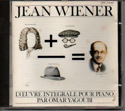 Jean Wiener: Complete Pianowerken / Omar Yagoubi, Ophalen of Verzenden, Modernisme tot heden, Zo goed als nieuw, Kamermuziek