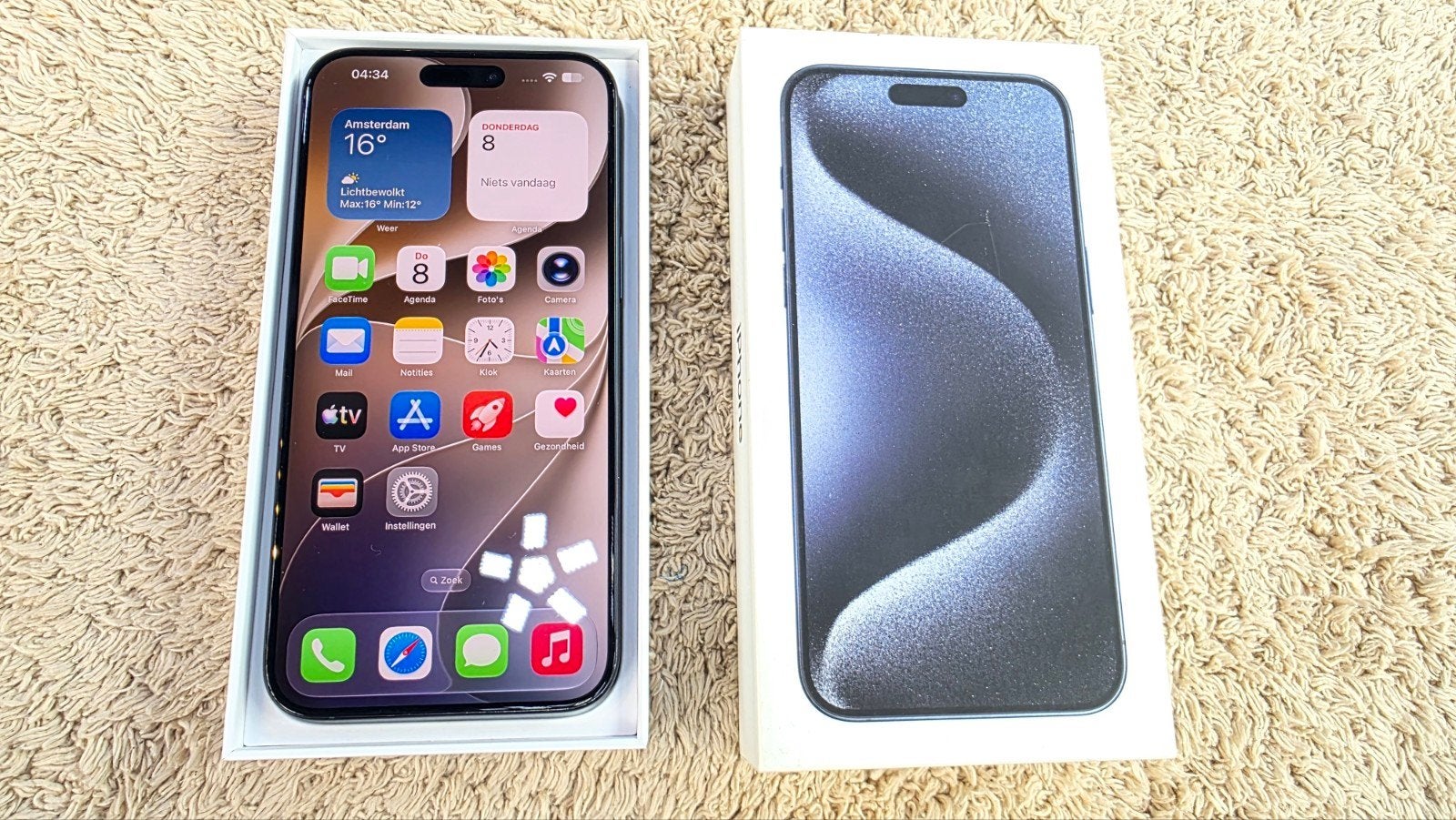 iphone 15 Pro Max 256gb, 256 GB, Zwart, IPhone 15 Pro Max, 100 %