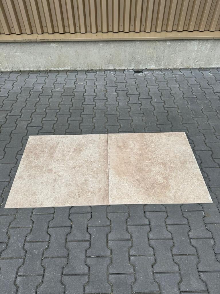 Keramische tegel Florim LR Ecru 80x80cm OP = OP, Doe-het-zelf en Verbouw, Tegels, 60 cm of meer, Nieuw, Ophalen of Verzenden, 10 m² of meer