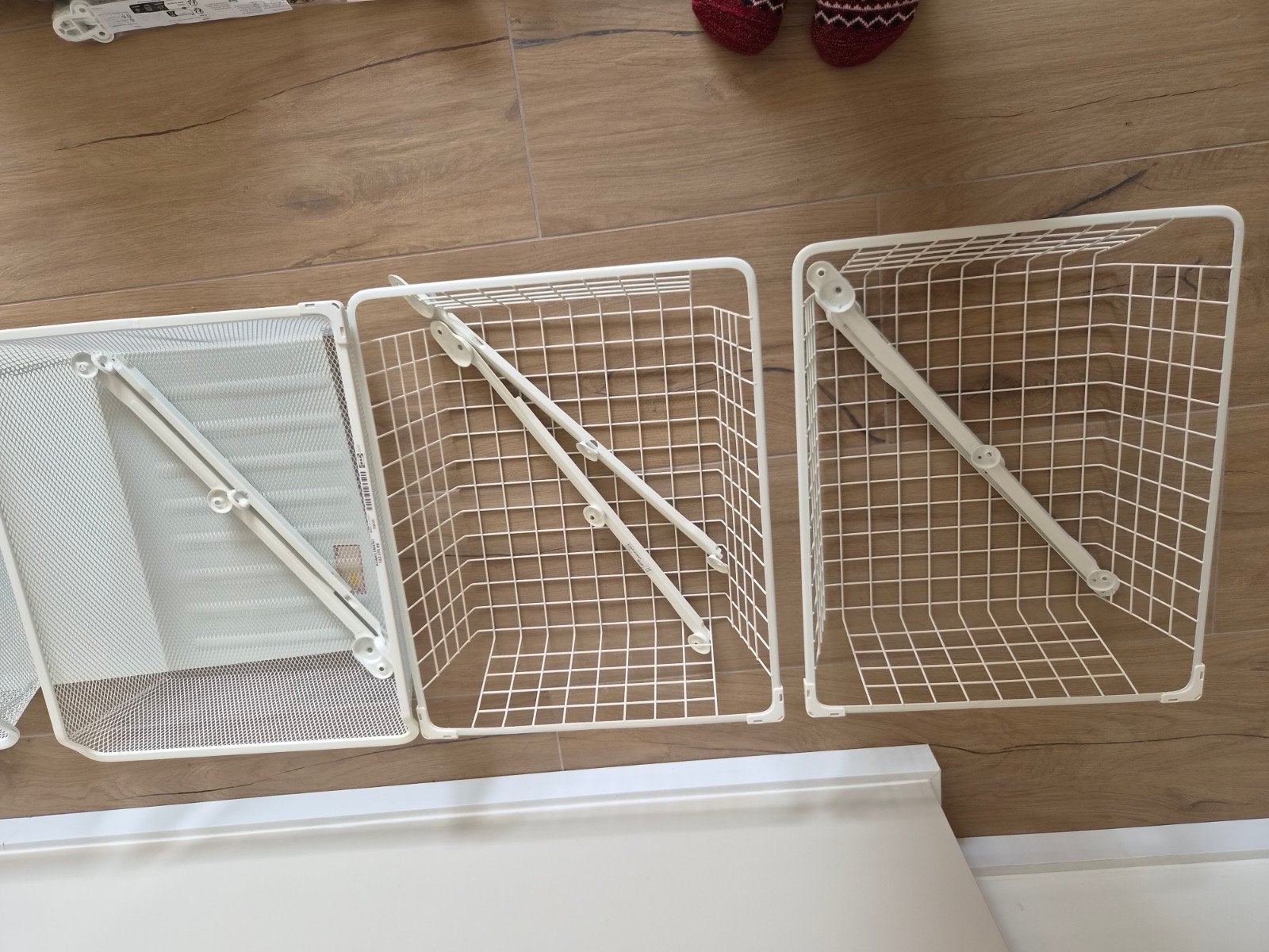 3x Uittrekbare Draadmanden voor Paxkast, Ophalen, Gebruikt