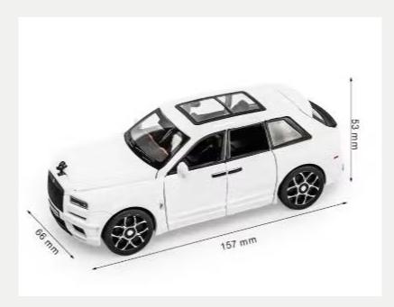 DieCast model metaal Rolls Royce Cullinan SUV (1:32), Ophalen of Verzenden, Nieuw, Auto, Overige merken